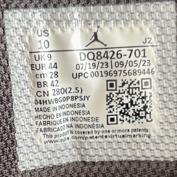 Nike| Air Jordan 1 Mid Sneaker in"Yellow Ochre/White/Black" Good Pre-Owned Sz 10 - Picture 5 of 6